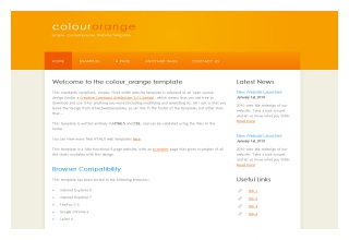 Скриншот шаблона